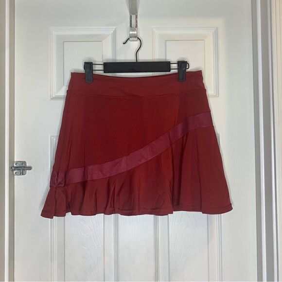 Ekouaer Maroon Golf Skort Size Large - Picture 4 of 13